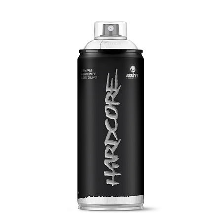Tinta Spray Hardcore Branco Acetina 400ml MTN