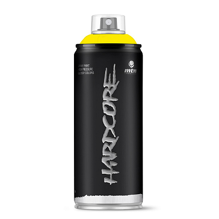 Tinta Spray Hardcore Amarelo Claro 400ml MTN
