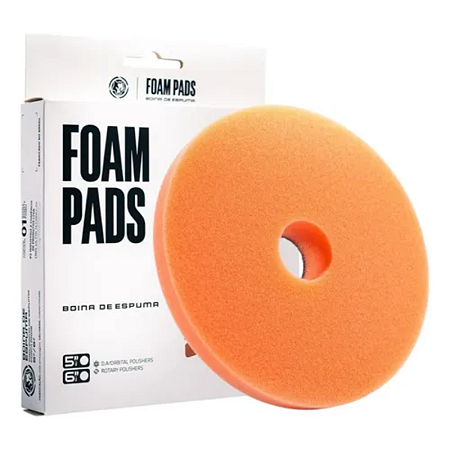 Boina de Espuma Laranja One Step 6" Wolf Pads