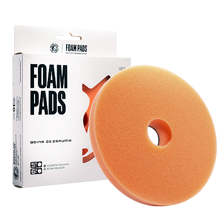 Boina de Espuma Laranja One Step 5" Wolf Pads