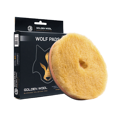 Boina de Lã Mista Com Interface Golden Wool 5" Wolf Pads