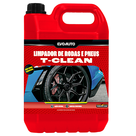 T-Clean Limpador De Rodas E Pneus Evo Auto 5 L