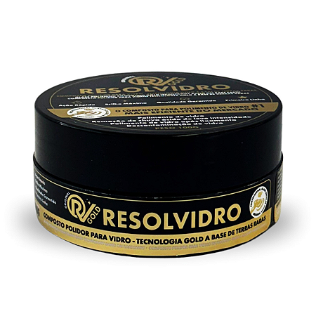 Composto Polidor p/ Vidros Gold Profissional 100g Resolvidro
