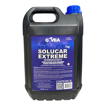 Desengraxante Alcalino Solucar Extreme 5L 1:200 Gávea