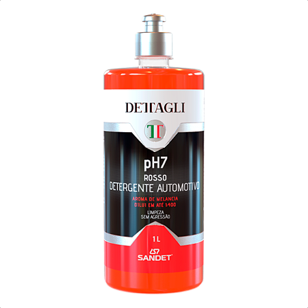 Detergente Automotivo Neutro pH7 Rosso 1L Dettagli