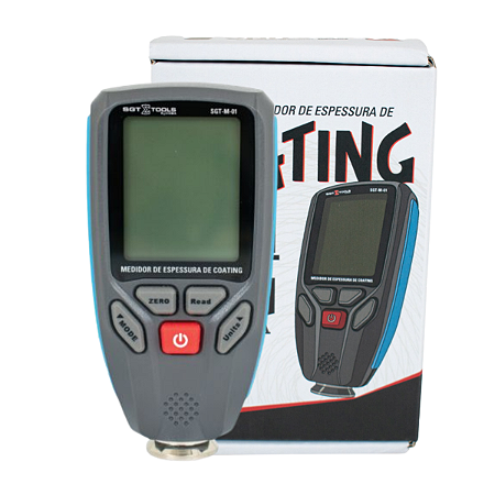 Medidor De Espessura De Revestimentos Tinta Verniz Coating Cor Cinza