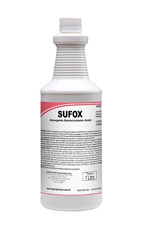 Sufox 1 Litro Removedor De Ferrugem Spartan