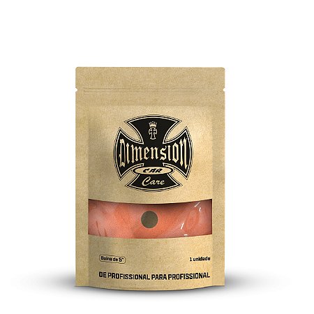 Boina De Espuma Laranja Refino 6 Polegadas Dimension