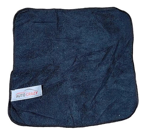 Pano Microfibra 210GSM Black 29X29CM Auto Crazy