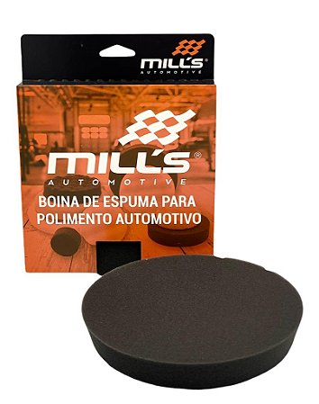 Boina de Espuma Preta 5'' Lisa Mills