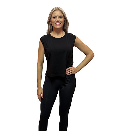 Cropped Básico Preto