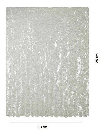 Saco Plástico Bolha Transparente 13x25