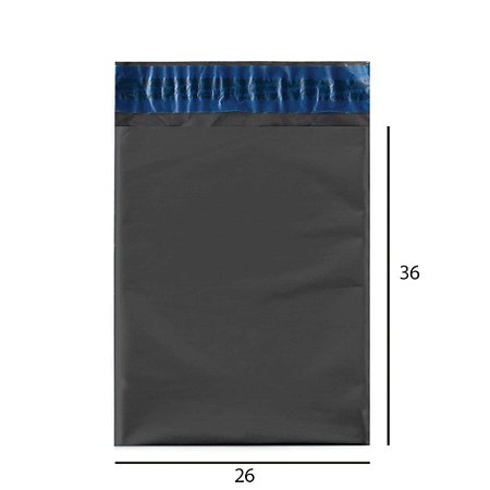 Envelope de Segurança Cinza Reciclado 26x36