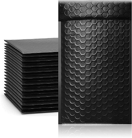 Envelope com Plástico Bolha para Correios Cinza 12x18