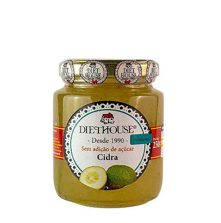 Doce de Cidra Ralada Artesanal Zero Açúcar 250g