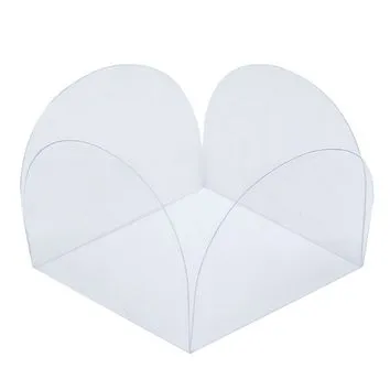Forminha para Doce PVC n°2 - 4 Pétalas 3,5x3,5cm com 100 unidades YINPACK