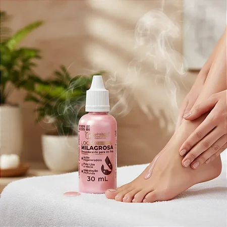 Loção Milagrosa Desodorante para Pés 30ml - 3 Unidades