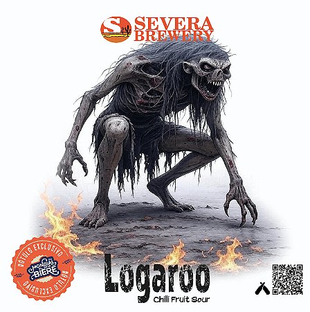 Logaroo - Cerveja estilo Chilli Fruit Sour 473ml com 5,0%ABV