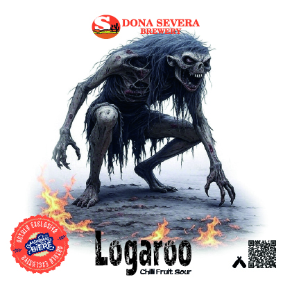 Logaroo - Cerveja estilo Chilli Fruit Sour 473ml com 5,0%ABV
