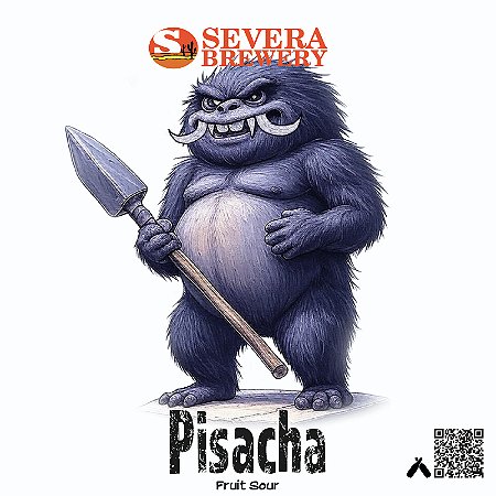 Pisacha - Cerveja estilo Fruit Sour 473ml com 5,0%ABV