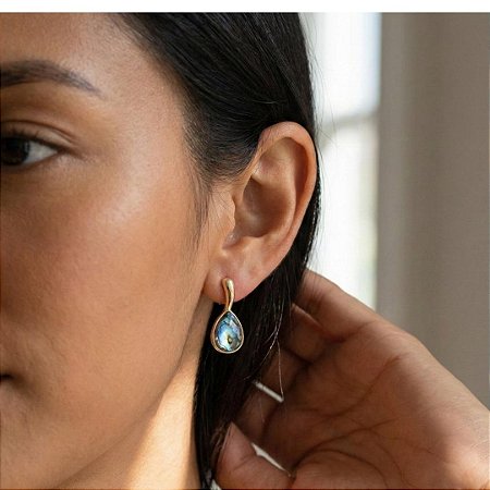 AMEI DE PAIXÃO - Brinco Gota Colorido