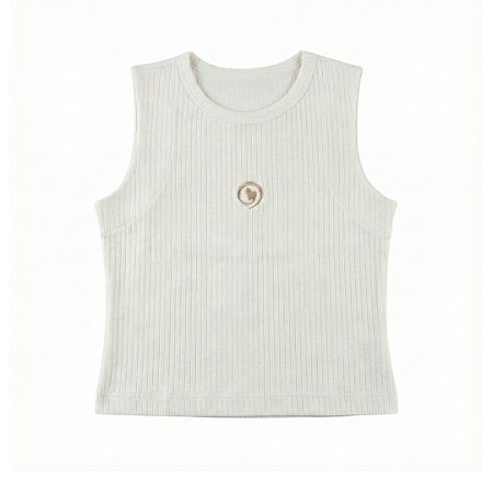 AMEI DE PAIXÃO - Regata Arroba 2 Off-White