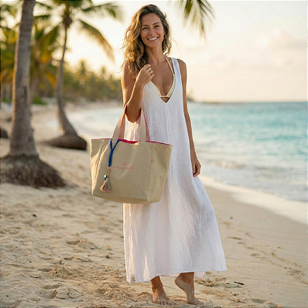 AMEI DE PAIXÃO - Bolsa de Lona Vermelho