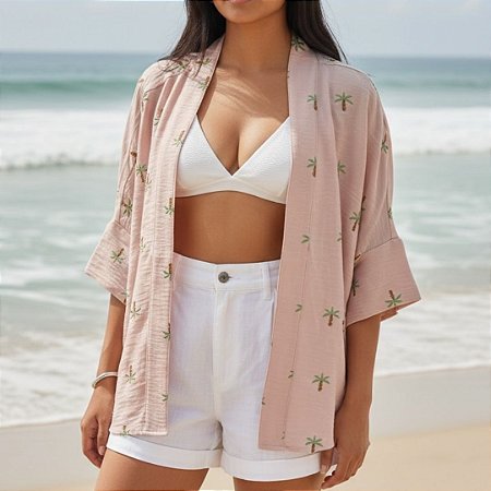 AMEI DE PAIXÃO - Kimono Coqueiro