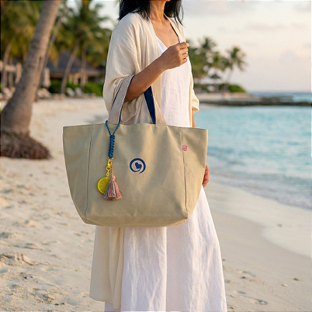 AMEI DE PAIXÃO - Bolsa de Lona Logo Royal