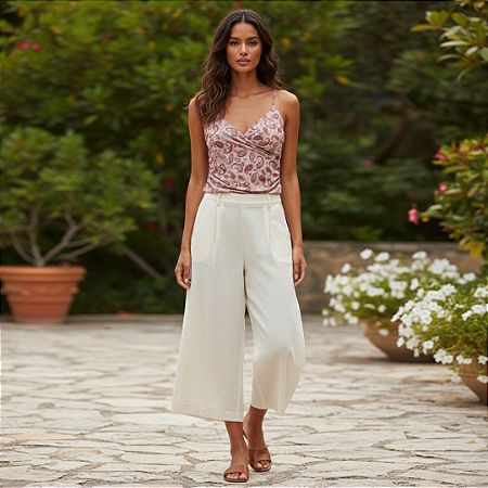 AMEI DE PAIXÃO - Blusa de Tule Paisley