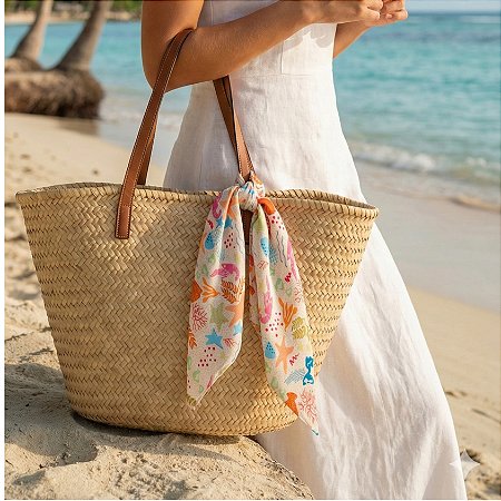 AMEI DE PAIXÃO - Lenço Fundo do Mar