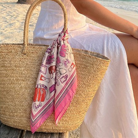 AMEI DE PAIXÃO - Lenço Rosa