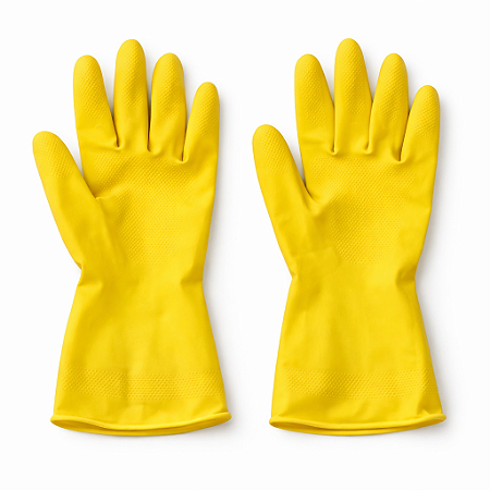 Luva Latex Top Amarela