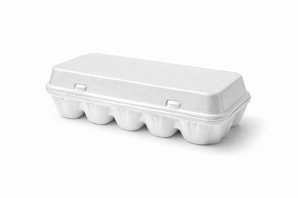 Bandeja De Isopor Para Ovos C/Tampa