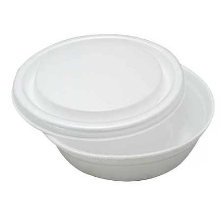 Marmitex Isopor C/ Tampa Spuma