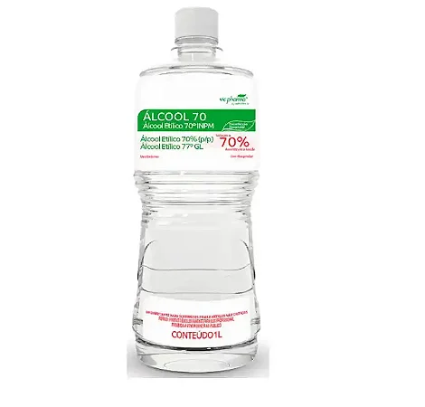 Alcool Liquido 70% 1L