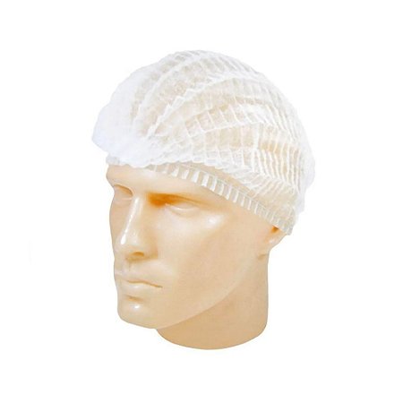 Touca Descartável TNT Branca C/100 Unidades