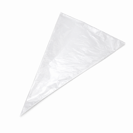 Saco Para Confeitar Descartável Grande Transparente Pacote C/50 Unidades