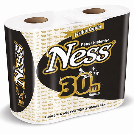 Papel Higiênico Ness Folha Dupla 30 m