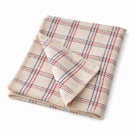 Pano De Chão Xadrez Cru 40 × 65 cm Fino Niny