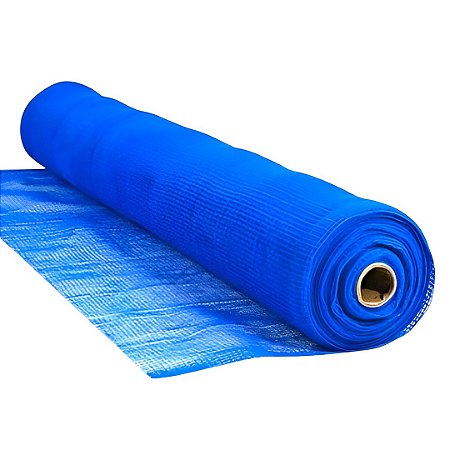 Tela De Proteção Azul Para Obras 1,50m Nova Plast