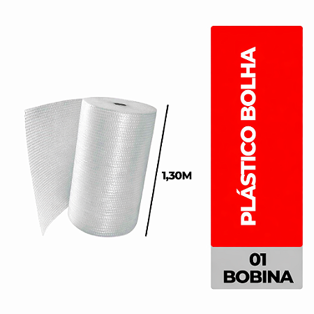 Plástico Bolha 1,30m Por Rolo