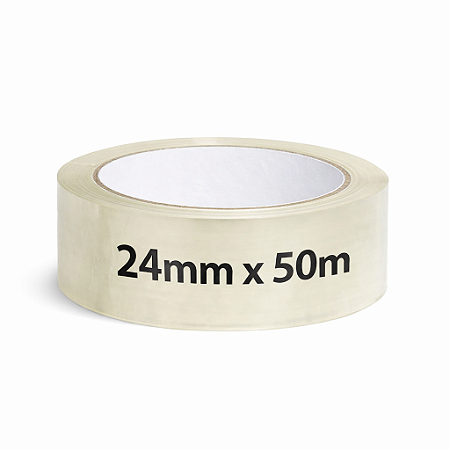 Fita Adesiva Transparente 24mm x 50m
