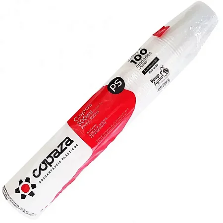 Copo 300ml Transparente Copaza
