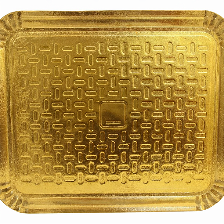 Bandeja De Papelão Laminado Quadrada N5 34x41 cm