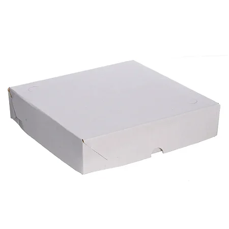 Caixa De Esfiha N°30 32x34x6 Branca Lisa