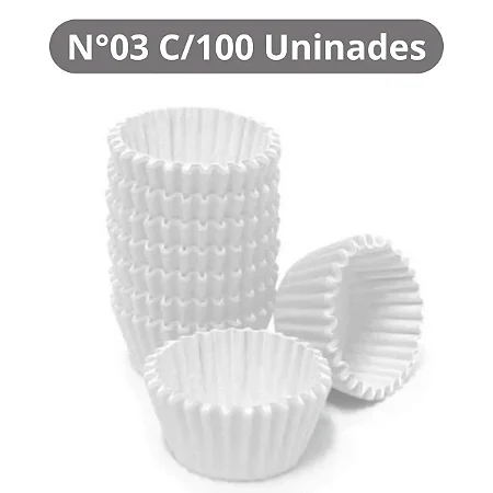 Forminha De Papel Branca nº 3