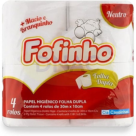 Papel Higiênico Fofinho Folha Dupla
