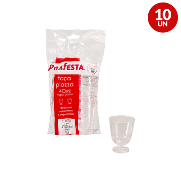 Taça Piazza CRISTAL C/10 P/ FESTA 8573