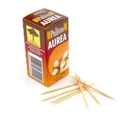 Palito De Dente C/100 Unidades Áurea